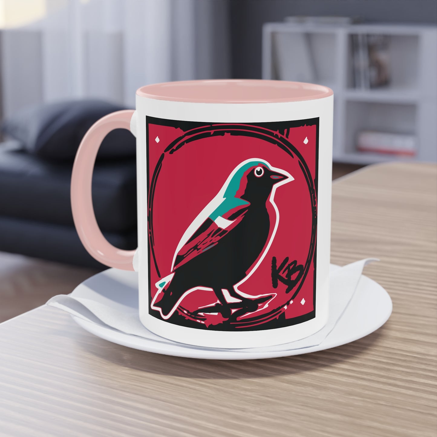 "The Bird" Two-Tone Coffee Mug